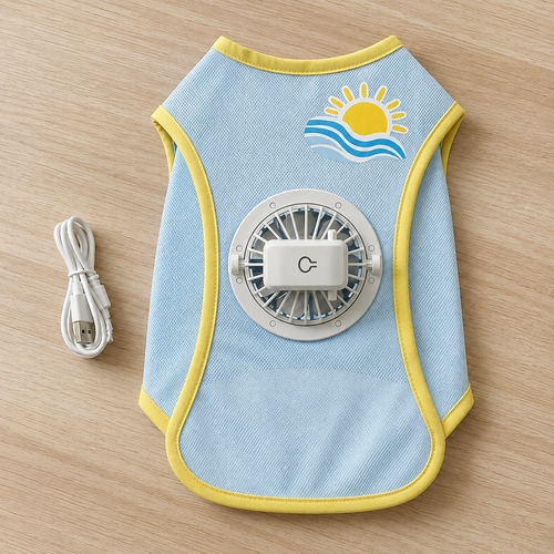 SunPaws Cooling Vest — Dog Cooling Vest With Built-In Fan